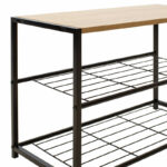 Παπουτσοθήκη Ramon 6 ζευγών φυσικό-μαύρο 63x30x43εκ - Image 4