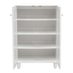 Shoe cabinet Santo 10 pairs in white color 60x34.5x91.5cm - Image 2