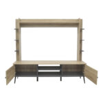 Tv set Zezan in sonoma-dark grey color 182.5x40x162cm - Image 2