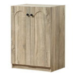 Shoe cabinet Ambera sonoma color 60x36.5x81.5cm - Image 2