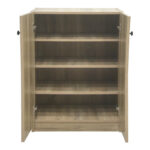 Shoe cabinet Ambera sonoma color 60x36.5x81.5cm - Image 3