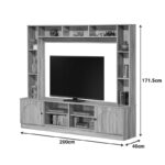Tv set Ambera sonoma color 200x40x171.5cm - Image 5
