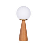 Seziko E27 table lamp in natural shade D15x37cm