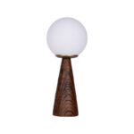Seziko E27 table lamp in natural shade Dq15x37cm