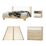 Σετ κρεβατοκάμαρας Geneva 4 τμχ 160x200εκ - Слика 2