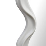 Liquid pp mirror in white shade 26x2.7x39cm - Image 4
