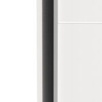 Two door-wardrobe with sliding doors Kawen white 116.5x60x203cm - Image 5