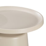 Coffee table Ginoze metal in cappuccino color D70x42,5cm - Image 4