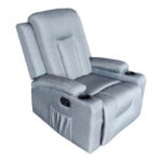 Relax armchair Gessel fabric in anthracite  80x90x98cm
