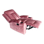 Relax armchair Gessel velvet in dusty rose 80x90x98cm - Слика 2
