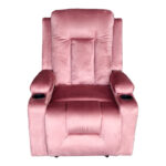 Relax armchair Gessel velvet in dusty rose 80x90x98cm - Слика 3