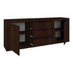 Doha buffet in wenge color 210x45x80.5cm - Image 3