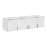 Royal four-leaf wardrobe loft white 200x58x53cm