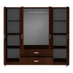 Royal four-leaf wardrobe wenge 200x58x177cm - Слика 4
