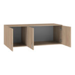 Royal three-leaf wardrobe loft sonoma 150x58x53cm - Слика 2