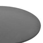 Radiane table, solid acacia wood in black shade, D80x40cm - Слика 4