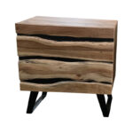 Imena bedroom set 4pcs solid wood 160x200cm - Image 3