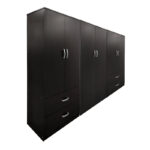 Lego wenge six-door wardrobe 240x42x180cm - Image 2