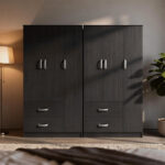 Lego six-door wardrobe wenge 180x42x180cm