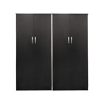 Lego Ι wenge four-door wardrobe 160x42x180cm - Image 3