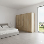 Lego six-door wardrobe sonoma 240x42x180cm