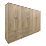 Lego six-door wardrobe sonoma 240x42x180cm - Image 3