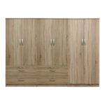 Lego six-door wardrobe sonoma 240x42x180cm - Image 4