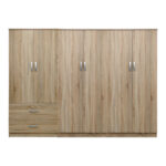 Lego I sonoma six-door wardrobe 240x42x180cm - Image 3