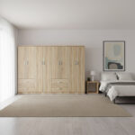 Lego eight-door wardrobe sonoma 241x42x181cm