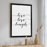 Wall art in frame Elira with digital print 33x1.5x48cm - Image 2