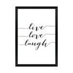 Wall art in frame Elira with digital print 33x1.5x48cm