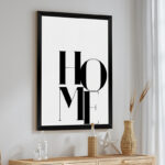 Wall art in frame Orya with digital print 33x1.5x48cm - Слика 2