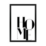 Wall art in frame Orya with digital print 33x1.5x48cm