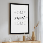 Wall art in frame Homel with digital print 33x1.5x48cm - Слика 2