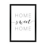 Wall art in frame Homel with digital print 33x1.5x48cm