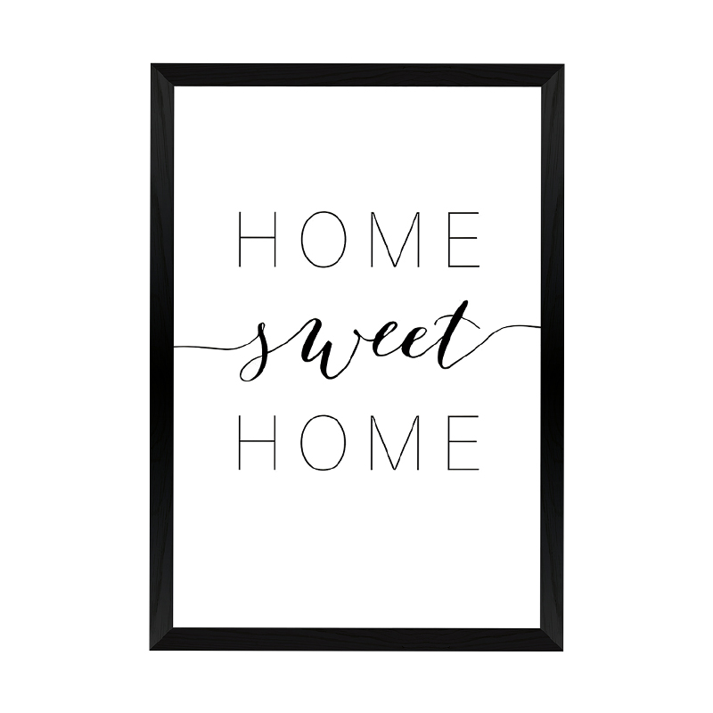 409-000299 Wall art in frame Homel with digital print 33x1.5x48cm - Слика 1