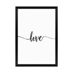 Wall art in frame Elyrda with digital print 33x1.5x48cm