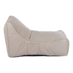 Professional Bean bag lounger Otenda in beige color 67x110x65cm - Image 2