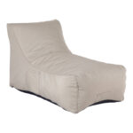 Professional Bean bag lounger Otenda in beige color 67x110x65cm