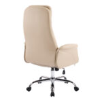 Manager office chair Derjio beige pu 68x66x115cm - Image 2