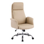 Manager office chair Derjio beige pu 68x66x115cm