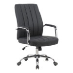 Mido pu black manager's office chair 58x71x100-106cm