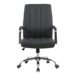 Mido pu black manager's office chair 58x71x100-106cm - Image 4