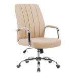 Mido pu cappuccino manager's office chair 58x71x100-106cm