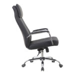 Morales pu black manager's office chair 60x70x118-124cm - Image 4