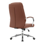 Director's office chair Normie pu brown 58x65x103-111cm - Image 2