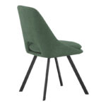 Chair Initiate fabric green-black metal leg 48x57x85cm - Image 2