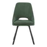 Chair Initiate fabric green-black metal leg 48x57x85cm - Image 4
