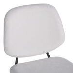 Chair hair Pietro I beige fabric-black metal leg 45x55x82.5cm - Image 5