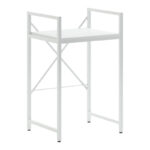 Washer-dryer support shelf Delavar metal white 72x60x116cm